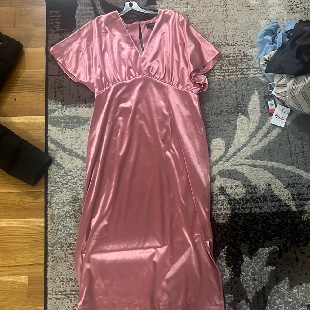 Pink silk